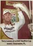 Terry Lacoss at a 2007 Redfish Cup event